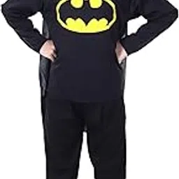 Hosiery Fabric Bat-men Super he-ro Costume For Kids Hallo-ween Dress Fancy dress Birthday Gift | Cosplay Bodysuit for Boys and Girls, 2 to 8 Years-picture-42