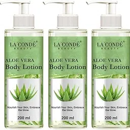 La’Conde Aloe Vera Body Lotion 200m| Deep Moisturizing & Hydrating Lotion with Aloe Extract | Soft, Smooth, Nourished Skin | Non-Greasy, Daily Use Lotion for All Skin Typesl Pack of 3-picture-37