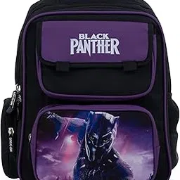 snug-on Printed Kids School Backpack 22L – Lightweight Bag for Girls & Boys (7-10 Years) | 2 Main Compartments, 2 Front Pockets, Side Zipper & Bottle Holder | Picnic, School, Tuition | Multicolor image 1