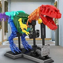 RAHU Latest & New 1572-Piece Dinosaur Construction Kit ? Movable Tyrannosaurus Rex Building Blocks for Kids (Big Size) for Kids-picture-43