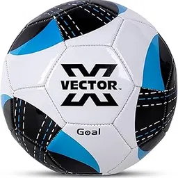 Vector X Goal Practice & Training Strong Glossy Upper Training Recreational Ball Football/Suitable for Soft & Wet Ground, Hard Ground with Grass - Size: 5 (Pack of 1) (Blue)-picture-24