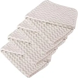 Black gold The Finer Touch Microfiber Hand Towel,Super Absorbent, Lightweight, Ultra-Soft, Fade Resistant, Zigzag for Gym,Travel,Beach,Sport, 40X60 cm Grey,Pack 0f 4-picture-22