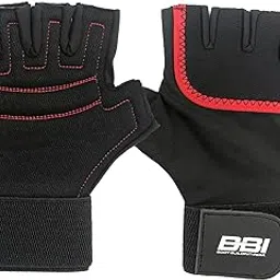 BBI Gym – Professional Weightlifting & Fitness,Gym, Weightlifting, Fitness Gloves, Workout, Training Gloves, Padded, Grip Support, Wrist Support-picture-30