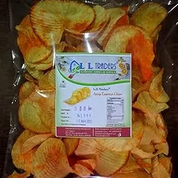 LJL Traders Premium & Fresh Kerala Kappa Chips (Spicy Tapioca Chips) - 300 gm image 1