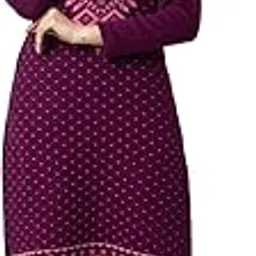 hifzaa Winter Woolen Kurta and Pants Palazzo Set Suit for Womens M to 4XL-picture-36