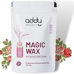 Women Herbal Wax Powder for Hair Removal - Instant & Painless Magic Wax for Men & Women, Ayurvedic Natural Waxing Powder for All Hair Types & Skin Areas, Perfect for Hands, Legs, Underarms & Bikini wax (100gm, Rose - Body)-picture-48