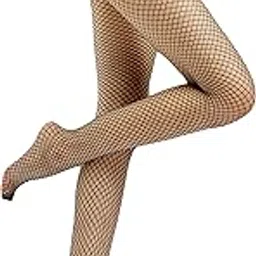 aoun&houn Stockings for Women High Waist Sexy Fishnet Stockings Thigh High Pantyhose Fishnet Tights-picture-33