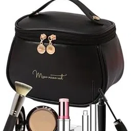 Professional Leather Cosmetic Makeup Kit Storage For Women,Makeup Bag Makeup Organizer,Foldable Make Up Pouch For Makeup Accessories Storage Bag For Cosmetics| Cosmetic Bags SB-5087-picture-54