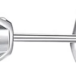 Raajsi by Yellow Chimes 925 Sterling Silver Earrings for Men and Boys Pure Silver Studs Earrings | Birthday Gift for Boys and Men Anniversary Gift for Husband | With Certificate of Authenticity and 925 Stamp-image-8