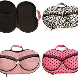 Sochep Portable Durable Travel Protect Bra Organizer (Multicolour)-image-12