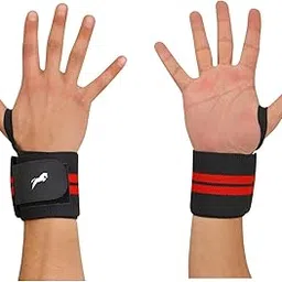 PRO GYM Cotton Thumb Wrist Support (Red)-picture-46