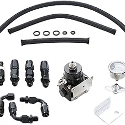 SAZ DEKOR Fuel Pressure RegSAZDr Kit Pressure Gauge Meter Car Parts for Car black-image-78