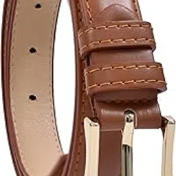 wildhorn Women's Leather Belt with Gold-Tone Buckle, Classic Black, Dress Belt-picture-38