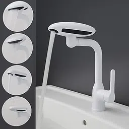 ETVIEIO 4-in-1 Kitchen Faucet | Modern Multi-Function Sink Faucet with 4 Water Modes | Premium Stainless Steel Tap | Sink Mixer Extension for Comfortable Washing, Easy Cleaning, and Kitchen (White)-picture-23