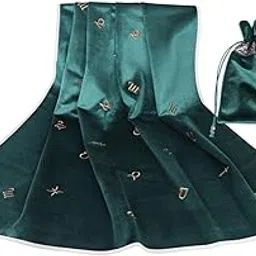 Altar Tarot Card Tablecloth/Pouch Tarot Divination Cards Cover Green|Home & Garden|Kitchen Dining & Bar|Linens & Textiles|Tablecloths-picture-22