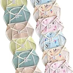 Junior Drive - Newborn Baby Cotton Langot Set, (0-3 Month)-Pack of 12-picture-29