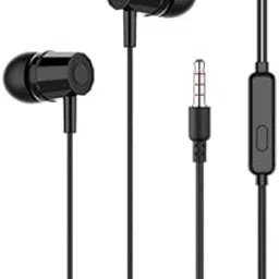KIVART Spectra Wired Earphones with Mic | 3.5mm Jack | Deep Bass & HD Sound | Passive Noise Isolation | Hands-Free Calls | Tangle-Free Cable | Universal Compatibility-image-64