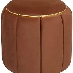 PLATINUM WOOD CRAFT Pouffes Sitting Stool for Living Room Puffy Wooden Stools Poof Footstool Dressing Table Pouf for Office Home Decor-picture-30