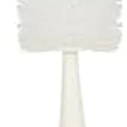 Hopop Bottle Cleaner Brush | Baby Feeding Bottle Cleaning Brush & Nipple Cleaner Brush | Soft Foam Head with Durable Bristles | Easy to Clean Feeding/Water Bottle Corners | BPA Free | Green image 1