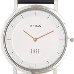 titan Edge Quartz Analog White Dial Leather Strap Watch for Men-NS1595SL06/NT1595SL06-picture-14