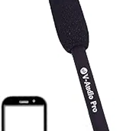 V-Audio Pro Reporter/Journalist/Interview/News/YouTube/Reporting/Media/News/Tv Microphone/Mic for Mobile - Black-picture-16