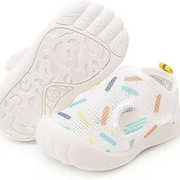 rvrovic Baby Girl's Athletic Sports Sandals Open Toe Breathable Rubber Sole Beach Water Shoes for-picture-32