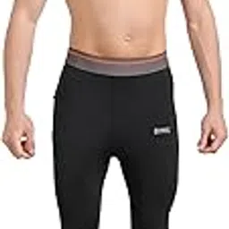 gymific Fitness Men's Tighty, Compression Lower, Gym Tight, Cycling Tight, Yoga Pant, Jogging Tights (Medium, Grey)-picture-14