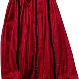 raniratn PURE COTTON RED SOLID DUPATTA 2.25 MTR WOMEN (SHELL STITCH BORDER) 2.25 MTR-picture-18
