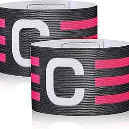 2 Pcs Captain Armband Leader Band Soccer Arm Sign Sports Captain Bands Team Leaders Armbands Soccer Arm Band Wear-Resistant Armbands Soccer Armband Captain Mark Bands-image-86