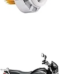 XZRTZ Dual Aperture Hi/Low Beam LED Projector Headlight For Motorcycle Angel Eyes Devil Eyes Halo Compatible With H-ero Splendor Plus-picture-10