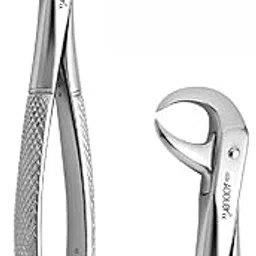 ADDLER DENTAL EXTRACTION LOWER MOLAR COW-HORN FORCEP NO. 86C SERRATED HANDLE. LIFE TIME ANTI RUSTING WARRANTY.. image 1