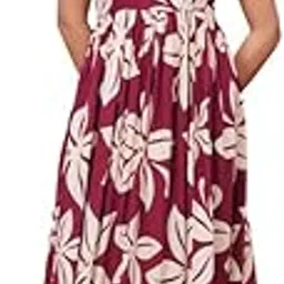daevish tog Dress for Women | New Rayon Floral Printed Flared Maxi Dress for Women & Girl's-picture-19
