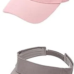 enakshi (label) Tennis Caps Pink+Gray|Clothing, Shoes & Accessories | Womens Accessories | Hats-picture-23