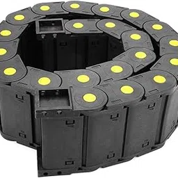 ZXHAO R55 Plastic 25x77mm/0.71x0.98 inch Closed can Open Cable Drag Chain Wire Carrier 1M/39.37 inch Length-picture-14