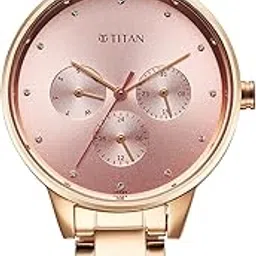 titan Women Razzle Dazzle Pink Dial Stainless Steel Analog Watch - 2648WM08-picture-28