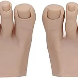 STYLEHEAVEN Practice Fake Foot Model Art Training Reusable Display Professional Silicone Dark Skin Color|Health & Beauty|Nail Care Manicure & Pedicure|Nail Practice & Display-image-34
