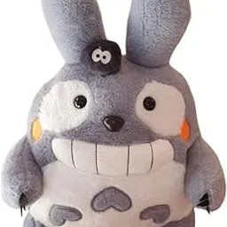 PPS TOYS Soft Stuffed Fluffy Totoro Plush for Kids Boys Girl || Ideal Gift Item || 50cm (Grey)-picture-44