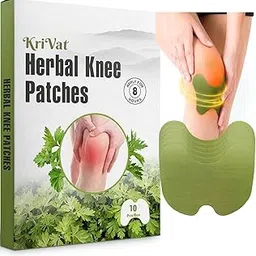 Krivat Knee Pain Relief Patches,Pack of 10 Wormwood leaves Dried Ginger Camphor Borneol Natural Herbal Patches, Sticker 12-Hour Relief of Joint Pains for Knee, Back, Neck, Shoulder Pain (10//PATCHE//)-image-17