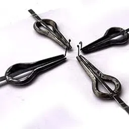 set of 4 Handmade Morchang tuned to C, C#, D and D# Pitch Iron Jawharp-image-25