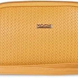 Metro Womens Synthetic Yellow Zip Around (95-126)-image-8