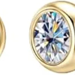 uspto Pure Gold Earring For Women & Men Moissanite Stone Original Certified With 4Cs—Color, Clarity, Cut And Carat Weight Asli Heera कान की इयररिंग Ear Studs Real Gold Ear Stus For Women Girls-picture-11