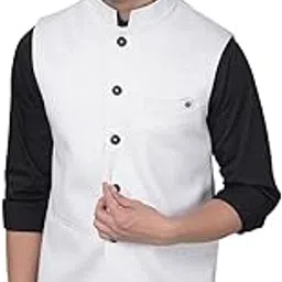 crimsoune club Men's Off White Waistcoat-picture-26