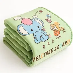 First Kick All Season Ultrasoft Printed Double Layered Mink Baby Durable Blanket for Babies Pack of 1-picture-23