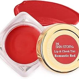 The Skin Story Lip & Cheek Tint Romantic Red | Rosewood | Infused with Manjistha & Mango Butter | 3-in-1 Multi-Purpose Tint for Lips, Cheeks & Eyelids | Lightweight Formula, 100% Natural Color | 3g-image-62