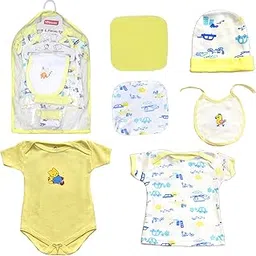 Vparents Baby Gift Box Pack of 6|Baby Care Products Gift Box | Newborn Baby Essentials | New Born Baby Gifts | Baby Shower Gift | Honey Punch (Yellow) 110134-picture-28