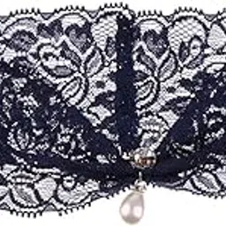 Wedding Bridal Crystal Pearls Lace Garter Party Prom Girls Woman Accessories-picture-30