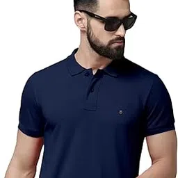 nelgates Men's Cotton Rich Polo T Shirt | Collar Tshirts | Half Sleeves | Plain-Regular Fit-picture-51