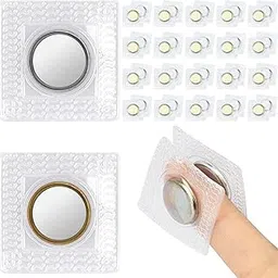 20 Pack Button Magnet Magnetic Buttons for Bags and Clothes, Fasteners for DIY Sewing Handbag Sand Garments Premium Quality(1.5 * 0.3cm)-picture-17