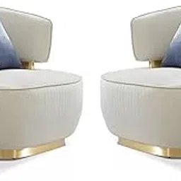 Set of 2 Velvet Dining Chairs, Cushion Seat Chair for Living Room Bedroom Restaurant, Modern Contemporary Upholstered with Polished Rosegold Solid Wooden Legs S20-picture-46