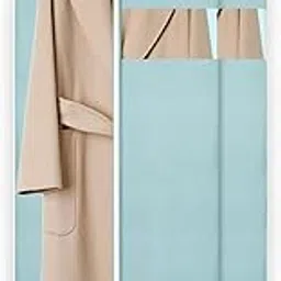 RAAHII Long Sherwani Lehenga Dress gown packing cover for storing heavy large long coat garment bag clothes for wedding, travel and wardrobe storage (Pack of 1, Light blue) image 1